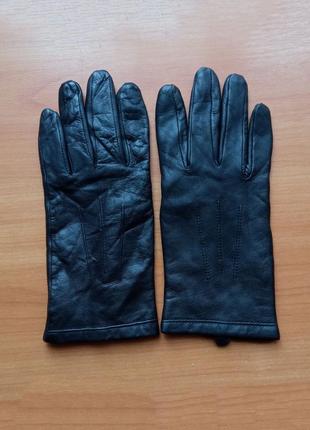 Женские кожаные перчатки marks & spencer l