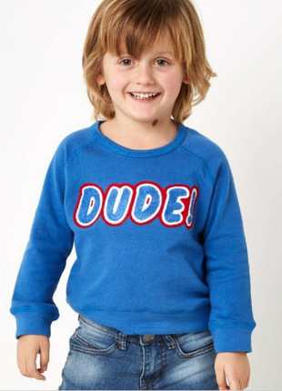 Голубой свитшот riot club англия свитер двунитка на 2-7 лет