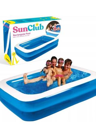 Садовый надувной бассейн для детей 262х175см SunClub JL10291