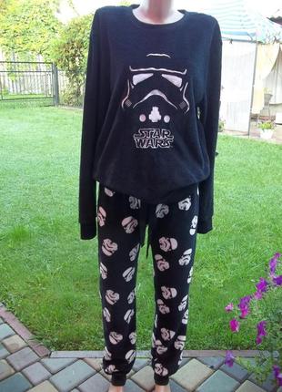( 14 - 16 лет ) флисовая пижама домашний теплый костюм на маль...