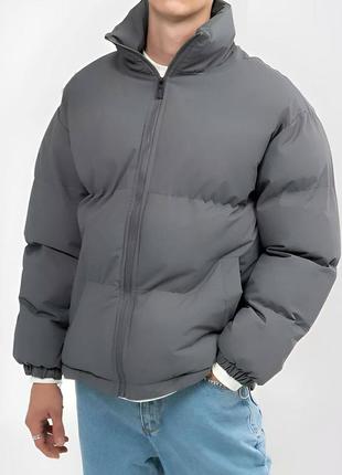 Мужская зимняя повседневная куртка синтепон 250, плащевка канада