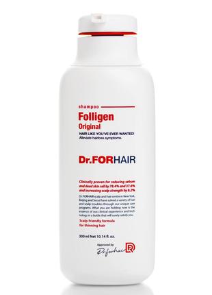 Укрепляющий шампунь против выпадения волос Dr.FORHAIR Folligen...