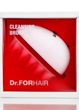 Силиконовая массажная щетка для мытья головы Dr.FORHAIR Cleans...