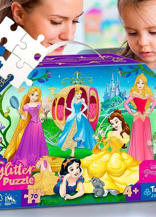 Пазлы картонные 5-7 лет "Волшебные принцессы" Дисней: "Принцес...