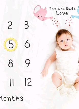 Фотопелюшка 12 місяців для перших фотосесій малюка