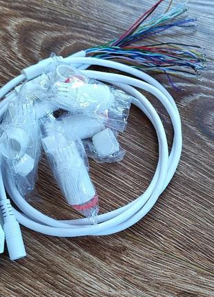 PoE кабель для IP камери, 11-жильний, мережевий, водонепроникний