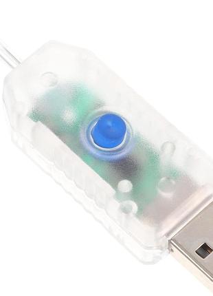 Кнопковий USB контролер з кабелем для гірлянд та світлодіодни ...