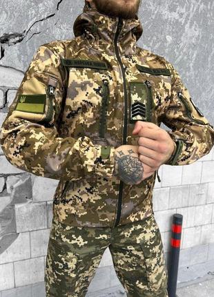 Тактична куртка Softshell сщфтшел піксель ВТ6447
