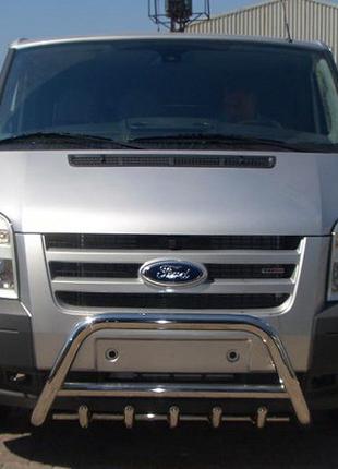 Кенгурятник WT003 (2006-2014, нерж.) для Ford Transit