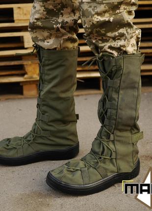 Водонепроникні захисні бахили олива Тактичний чохол для взуття...