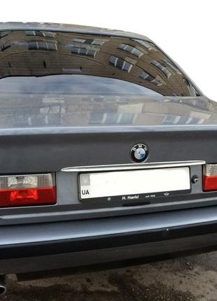 Хром планка над номером (нерж.) для BMW 5 серия E-34 1988-1995 гг
