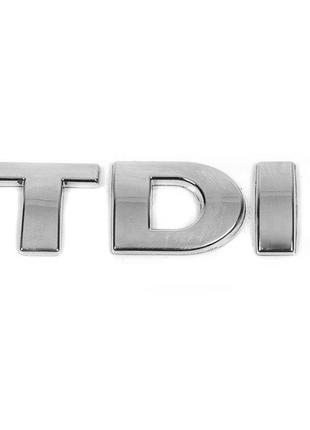 Напис Tdi Під оригінал, Всі букви хром для Volkswagen Passat B...