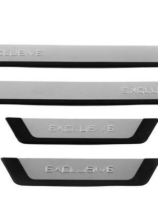 Накладки на пороги Flexill (4 шт) Exclusive для Dodge Caliber ...