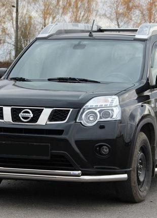 Передняя защита ST014 (нерж) для Nissan X-trail T31 2007-2014 гг