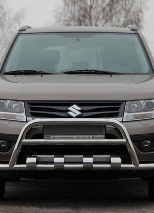 Кенгурятник ST-WT-15 (нерж.) для Suzuki Grand Vitara 2005-2017 гг