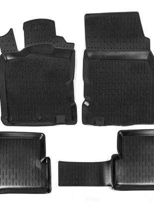 Резиновые коврики (4 шт, Niken 3D) для Nissan Qashqai 2014-202...