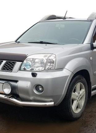 Передняя защита ST007 (нерж) для Nissan X-trail T30 2002-2007 гг