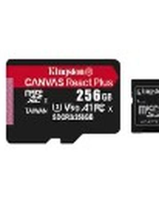 Kingston CANVAS React Plus microSDXC Class 10 UHS-I card 100 Mb/s