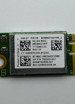 WI-FI Адаптер Broadcom BCM943142Y (792200-001) mini PCI-E для ...