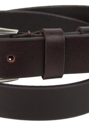 Женский кожаный ремень Skipper 1492-30 Темно-коричневый
