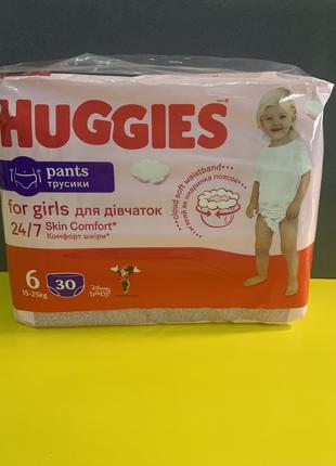 Huggies girls pants 6, трусики хаггис для девочек 6 размер, по...