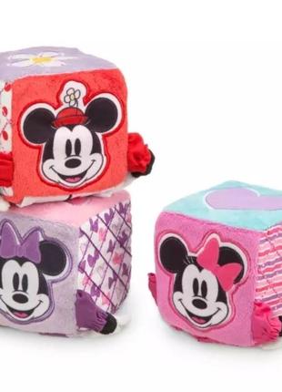 Мягкие кубики Минни Маус 3 шт Disney