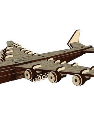 3D Пазл Деревянный Pazly Самолёт АН-225 Мрия 142 детали