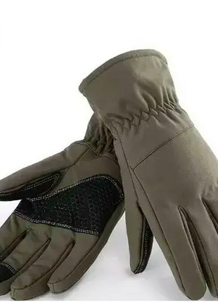 Тактические зимние перчатки (размер XL) Оливковый