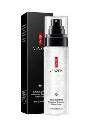 Спрей-фіксатор макіяжу зволожуючий Veze Moisturizing Brighteni...