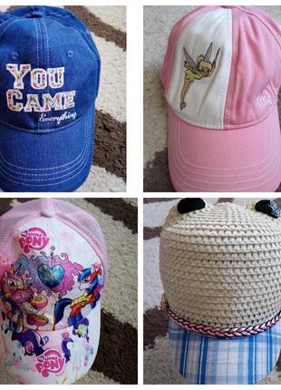Бейсболки кепки для девочки 3-5 лет
