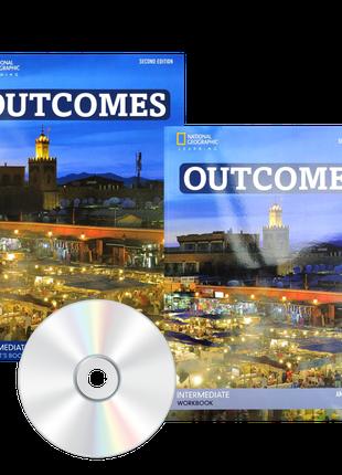 Outcomes 2nd Edition Intermediate Student's Book + Workbook (к...