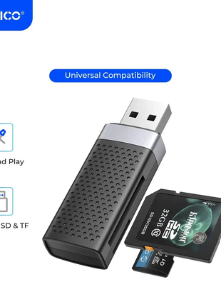 Картридер SD/MicroSD ORICO CS2T-A3, USB 3.0 кардридер