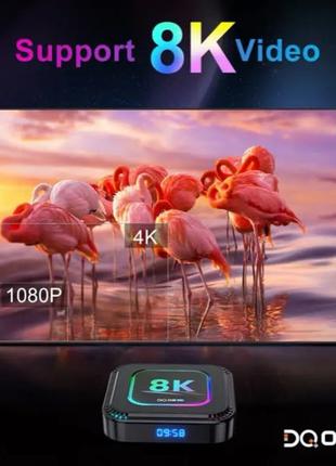 VONTAR DQ08 Pro 4GB 32GB RK3528 RGB Smart TV Box Android 13 Quad