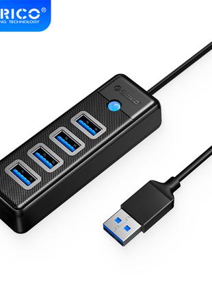 USB-концентратор ORICO PW4U-U3, разветвитель на 4 порта USB 3.0