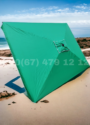 "зонт expanse: 2x3 м с ветровым клапаном и  серебряным покрытием"