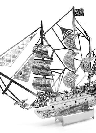 Металлический 3D пазл головоломка конструктор Корабль пиратов