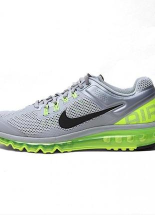 Чоловічі сріблясто-кислотні кросівки nike air max (аir макс) 2...