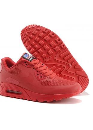 Красные кроссовки nike air max hyperfuse - nh0071