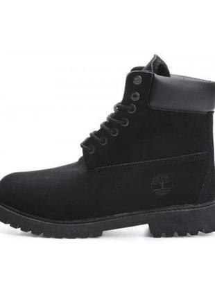 Женские черные ботинки timberland - n10983