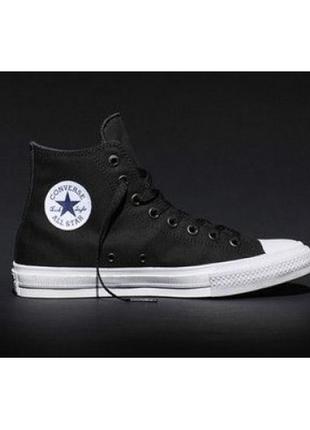 Мужские черные высокие кеды converse новая модель 2016 chuck t...