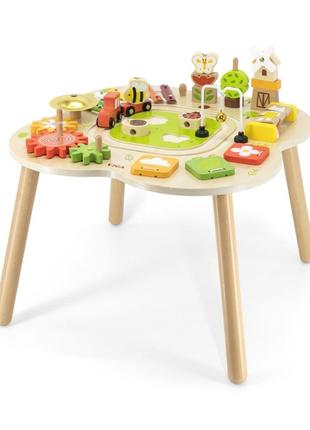 Деревянный развивающий столик Viga Toys Ферма (44657)