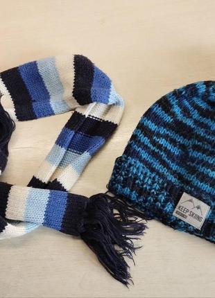 Комплект для зими шапка шарфик cool club