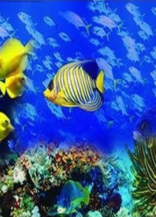 Алмазна мозаїка підводний світ риби 35*110 см за номерами