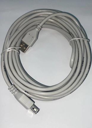 Usb удлинитель TCOM USB-A plug - USB-A socket (5 метров)