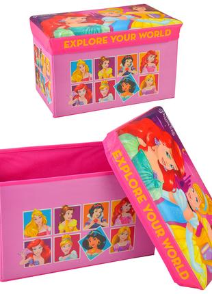 Корзина-сундук для игрушек D-3530 (12шт) princess, в пакете 40...