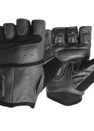 Перчатки для фитнеса и тяжелой атлетики PowerPlay 2229 Черные XL