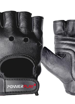 Перчатки для фитнеса и тяжелой атлетики PowerPlay 1572 Черные XL