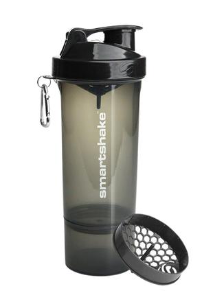 Шейкер спортивний SmartShake Slim 500ml Black (Original)