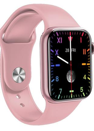 Умные смарт часы Smart Watch M16+ (Розовый)