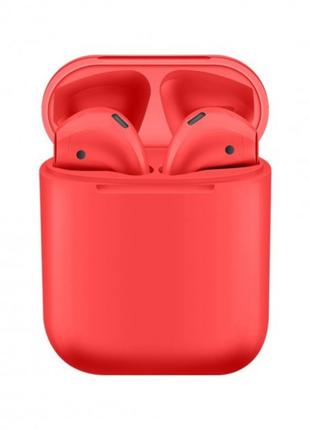 Беспроводные Bluetooth наушники TWS i12 Pods (Красный)